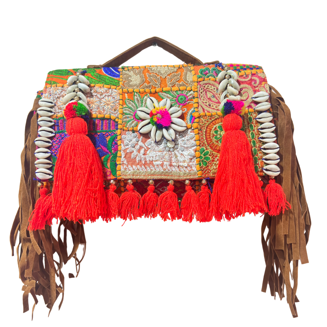 The House of RajPadmini Handmade Banjara Crossbody Bag