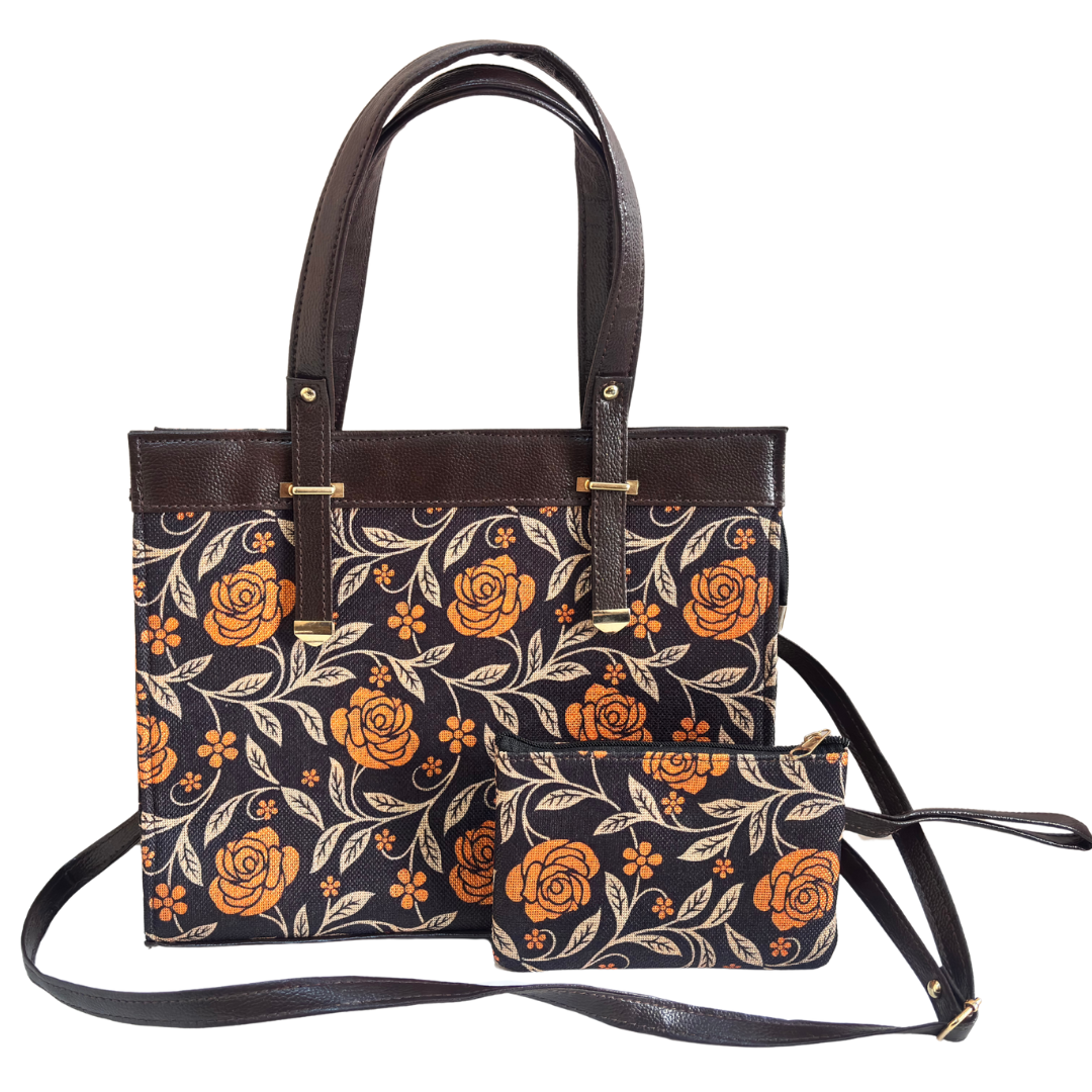 The Royal Rajwada Edition:- Women's Multicolor Handbag convertible Sling with complimentary Pouch