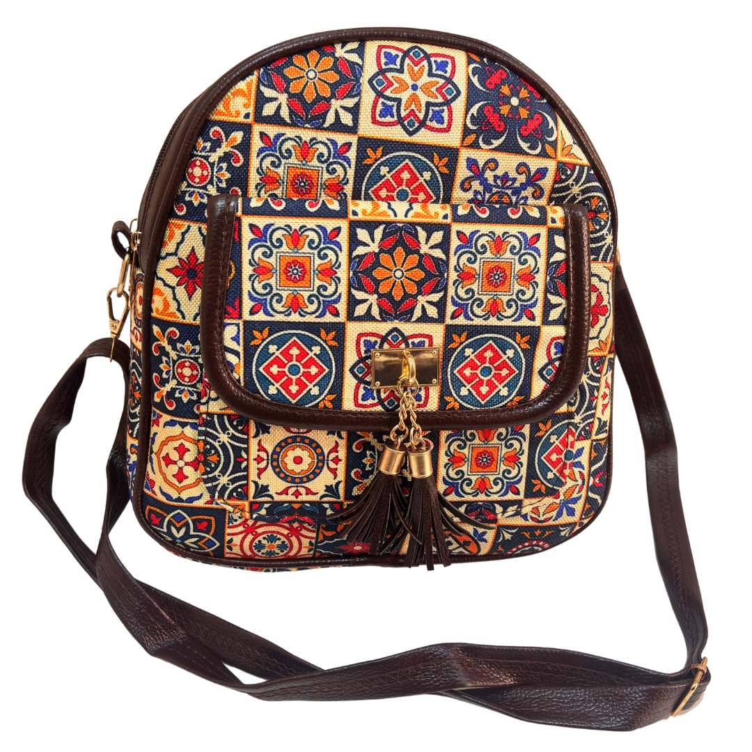 The Harkara Messenger Backpack Convertible Sling - Palace Runner Collection