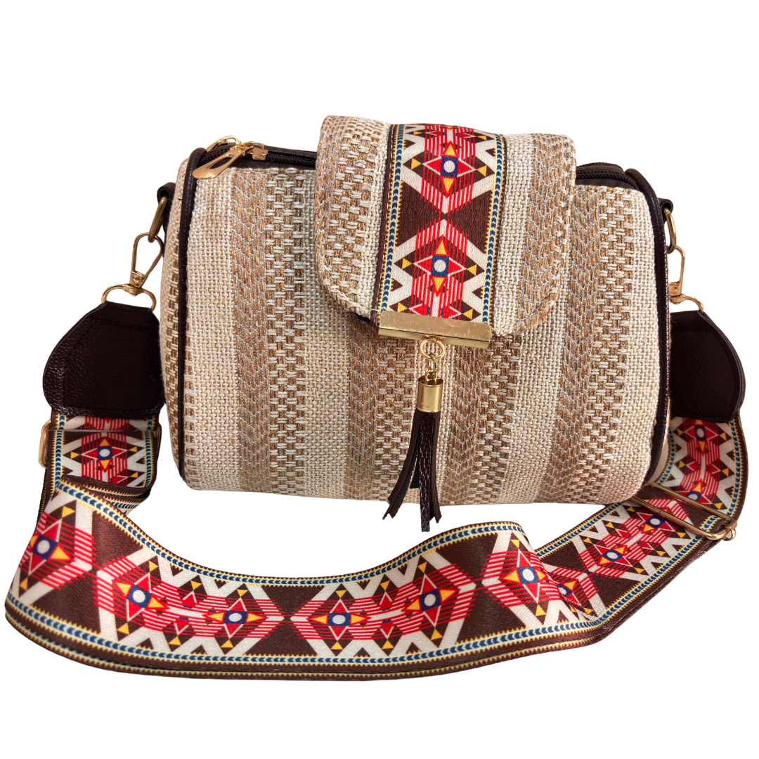Maharani Jute Sling Bag for Women | Crossbody Bag for Saree, Kurta & Festive Wear | The House of RajPadmini