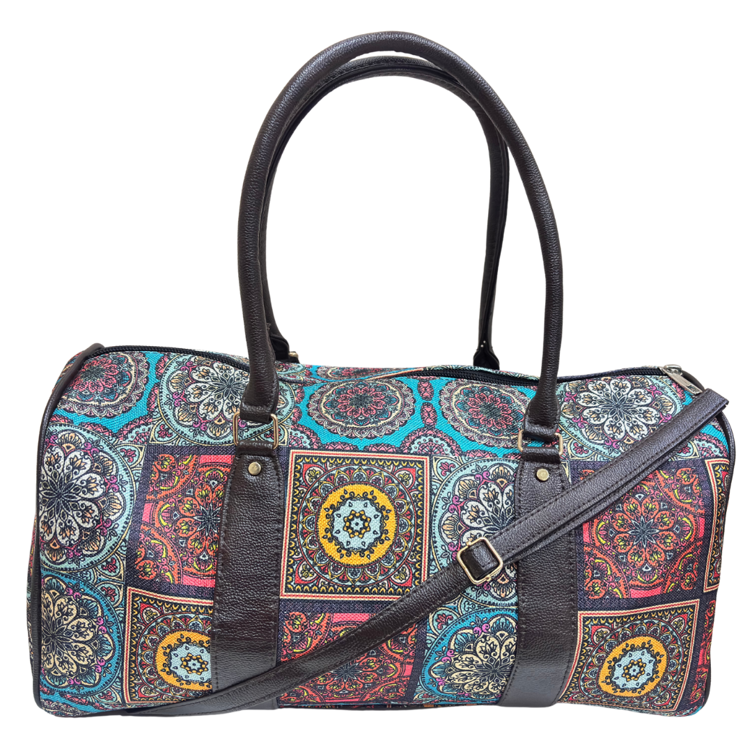 The Jaipur Mandala Duffle - Bazaar of Dreams Collection