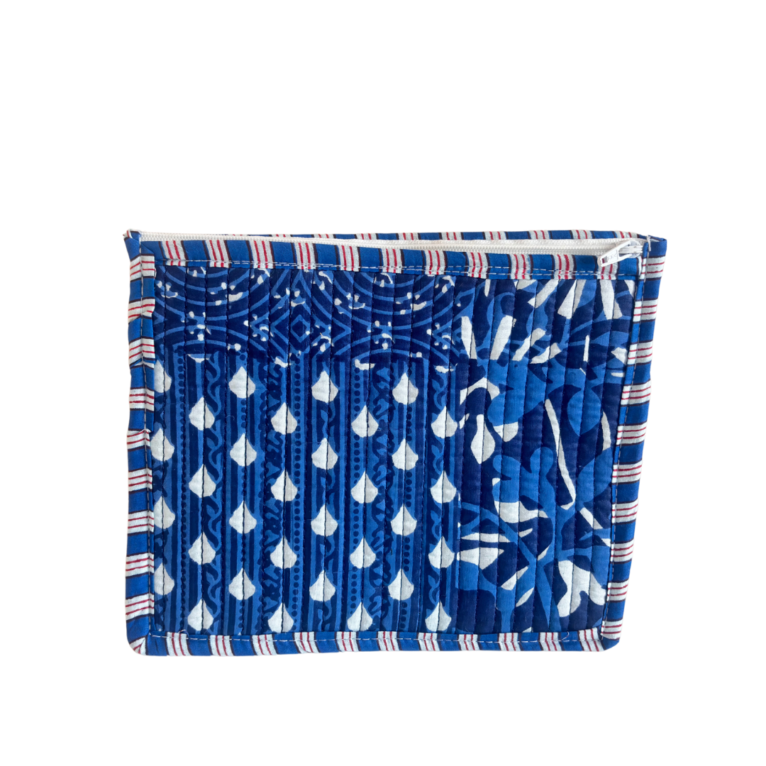 Quilted Cotton Multipurpose Envelope Pouch