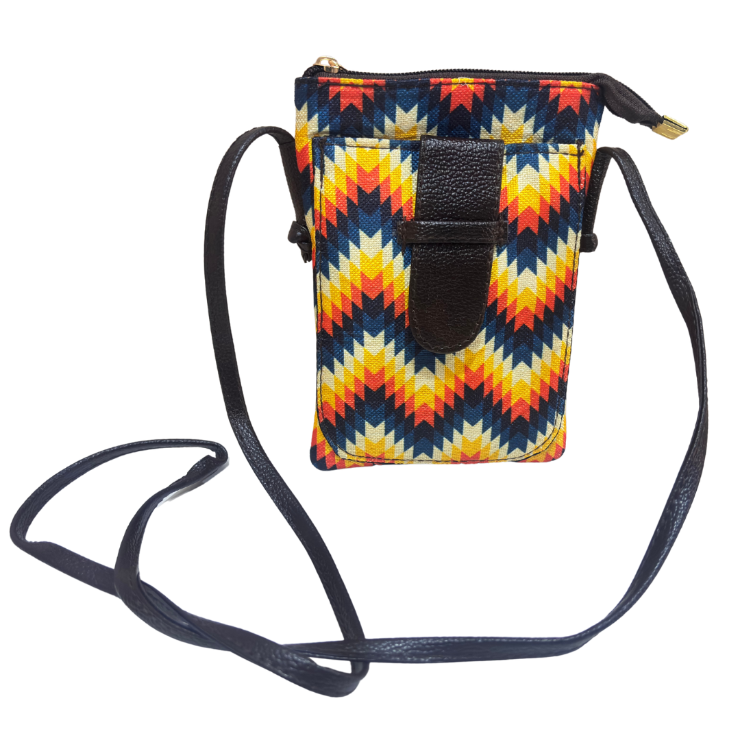 The DoorSanchaar Edition:- Women's Printed Mobile Sling Bag