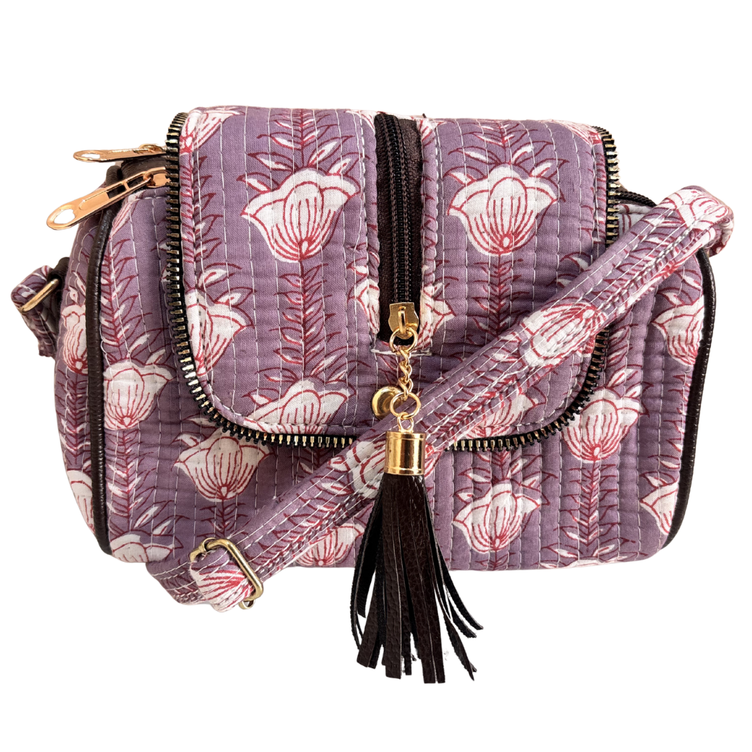 RajPadmini Handcrafted Quilted Cotton Sling Bag