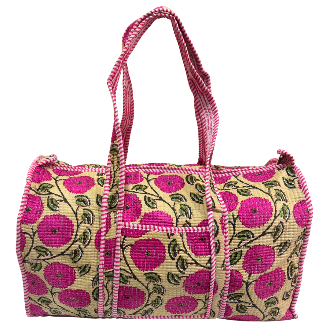 The Pushkar Balloon Quilted Heritage Duffle - Travel Ready Collection