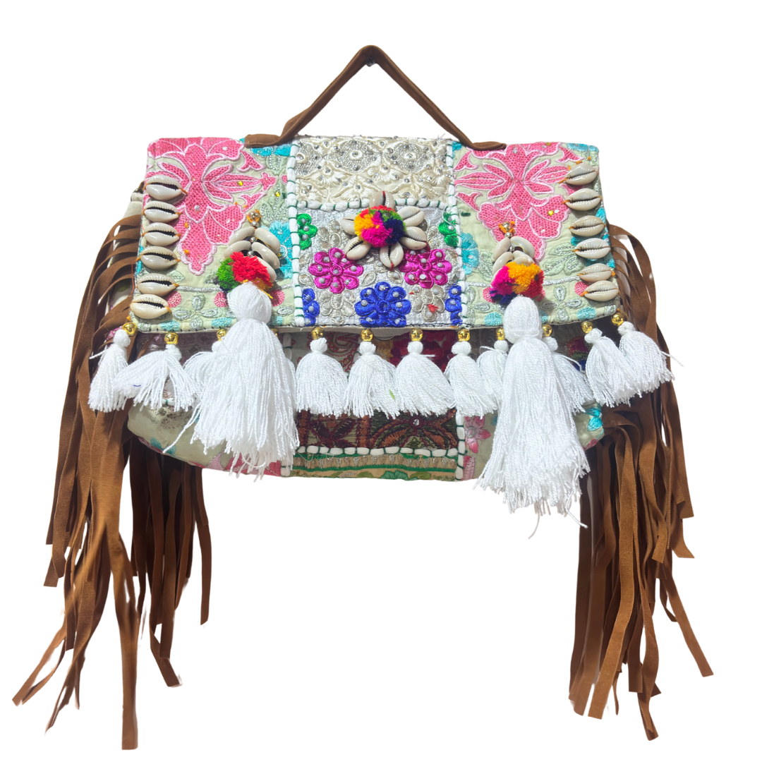 The House of RajPadmini Handmade Banjara Crossbody Bag