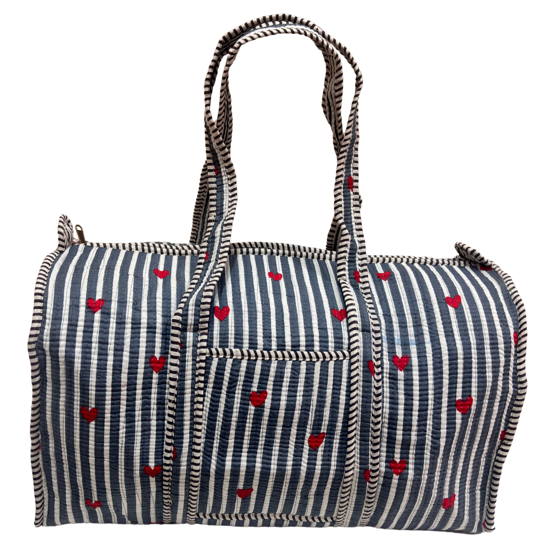 The Pushkar Balloon Quilted Heritage Duffle - Travel Ready Collection