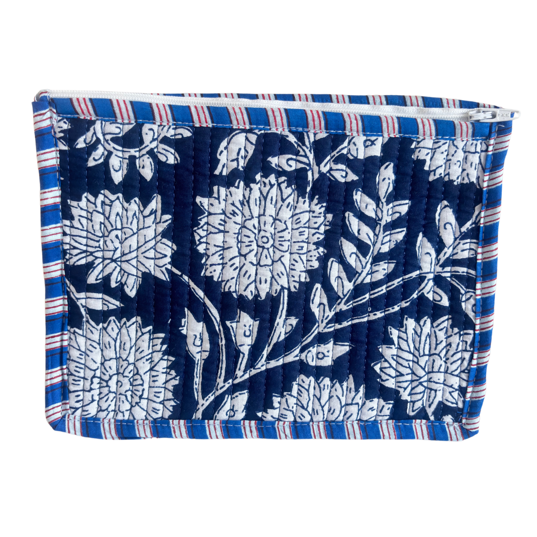 Quilted Cotton Multipurpose Envelope Pouch