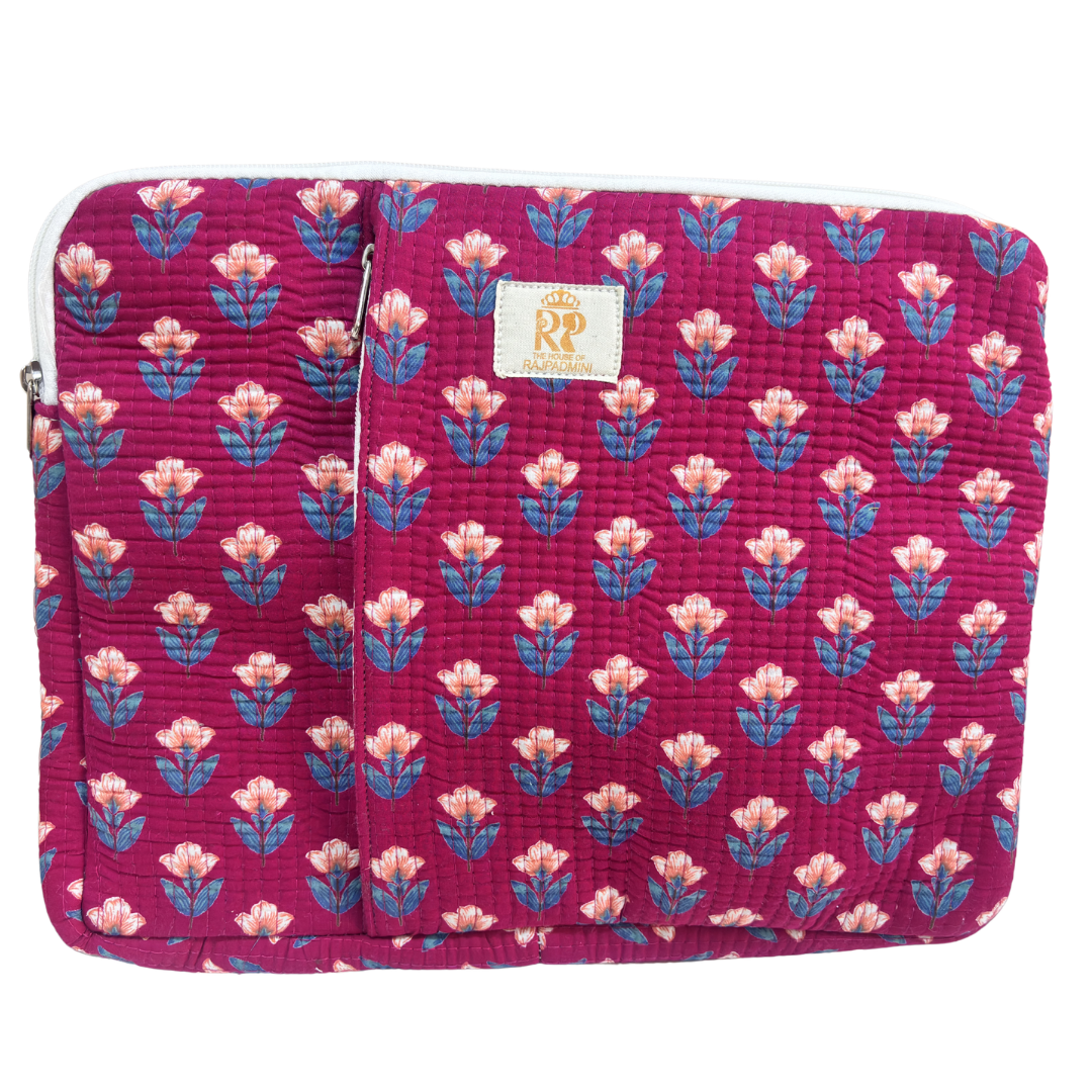 Rakhi Combo — Working Didi Special | 14" Laptop Sleeve + Travel Pouches Set of 3 + Free Rakhi | The House of RajPadmini