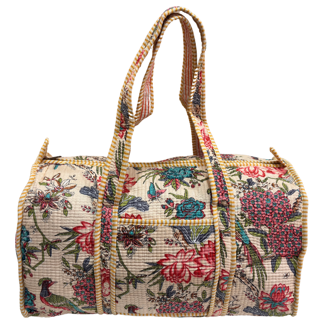 The Pushkar Balloon Quilted Heritage Duffle - Travel Ready Collection