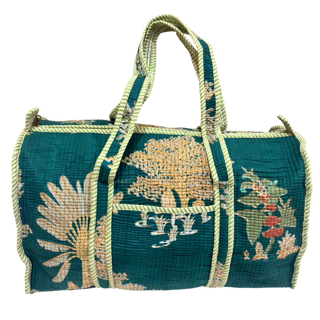 The Pushkar Balloon Quilted Heritage Duffle - Travel Ready Collection