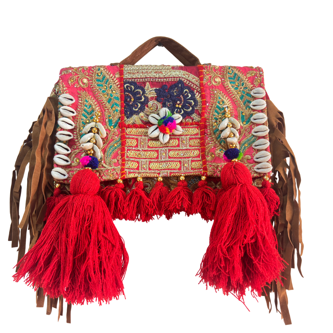The House of RajPadmini Handmade Banjara Crossbody Bag