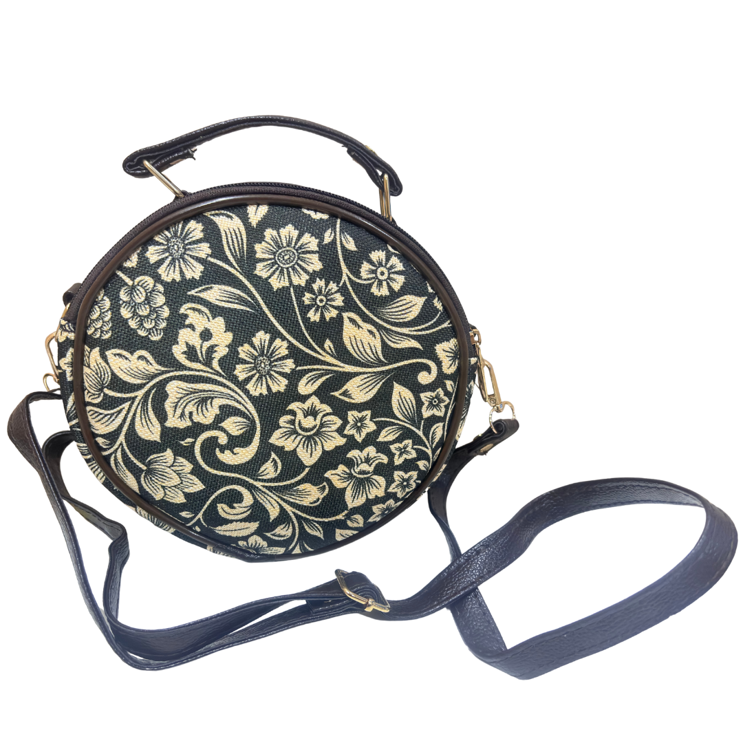 The House of RajPadmini Round Crossbody Sling Bag
