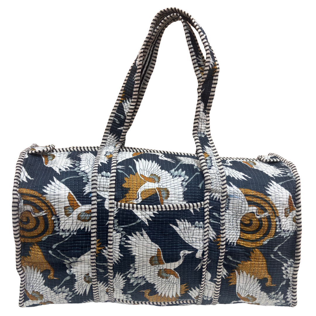 The Pushkar Balloon Quilted Heritage Duffle - Travel Ready Collection