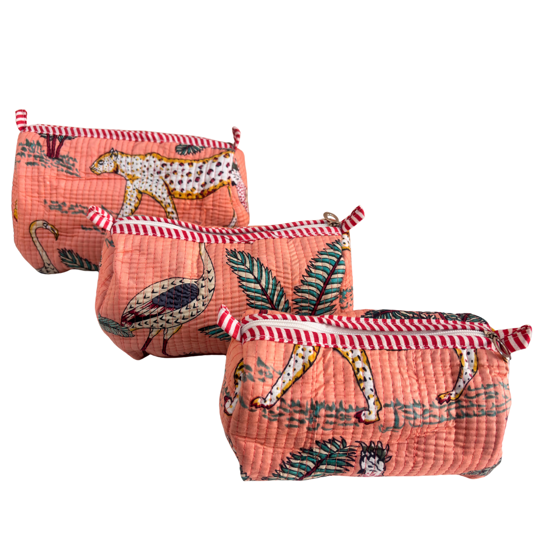 RajPadmini 4-in-1 Super Mom's Edition COMBO : Premium Quilted Tote Bag + 3 Waterproof Pouches = Your Complete Organization Solution!