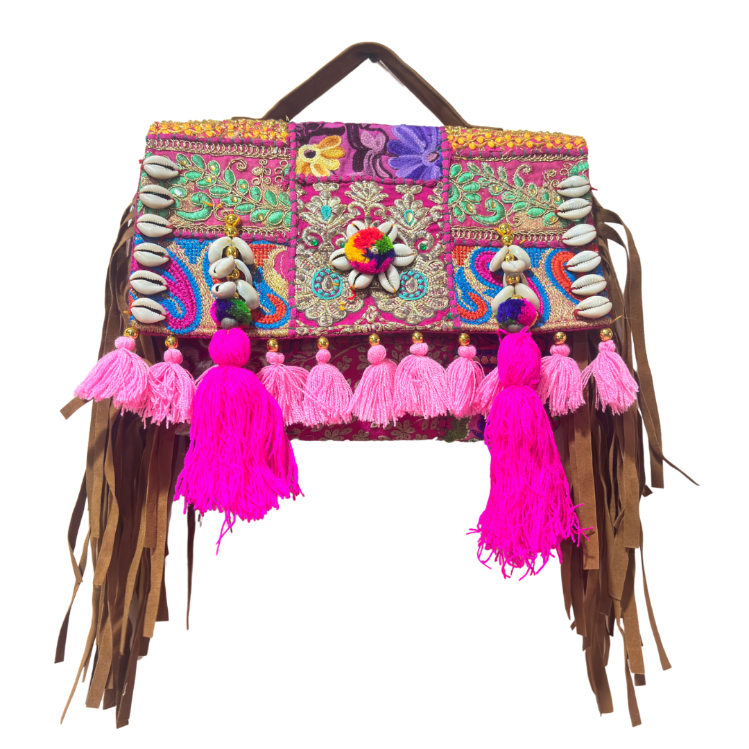 The House of RajPadmini Handmade Banjara Crossbody Bag