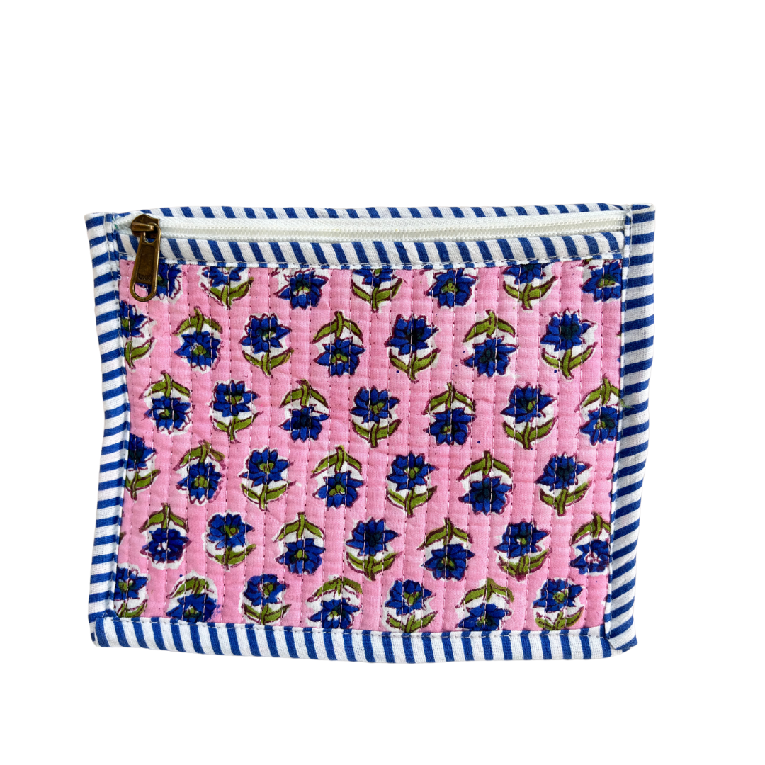 Quilted Cotton Multipurpose Envelope Pouch