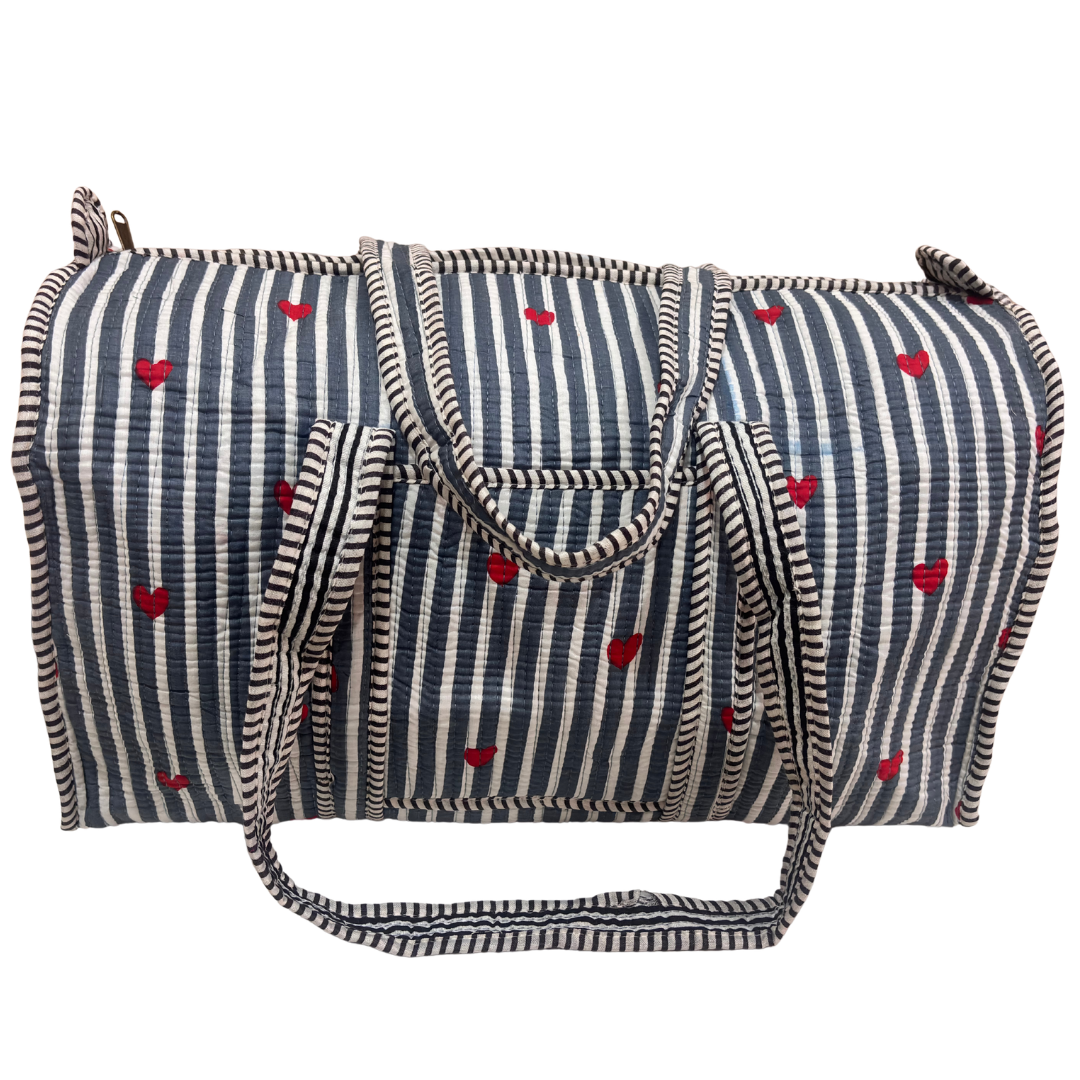 The Pushkar Balloon Quilted Heritage Duffle - Travel Ready Collection