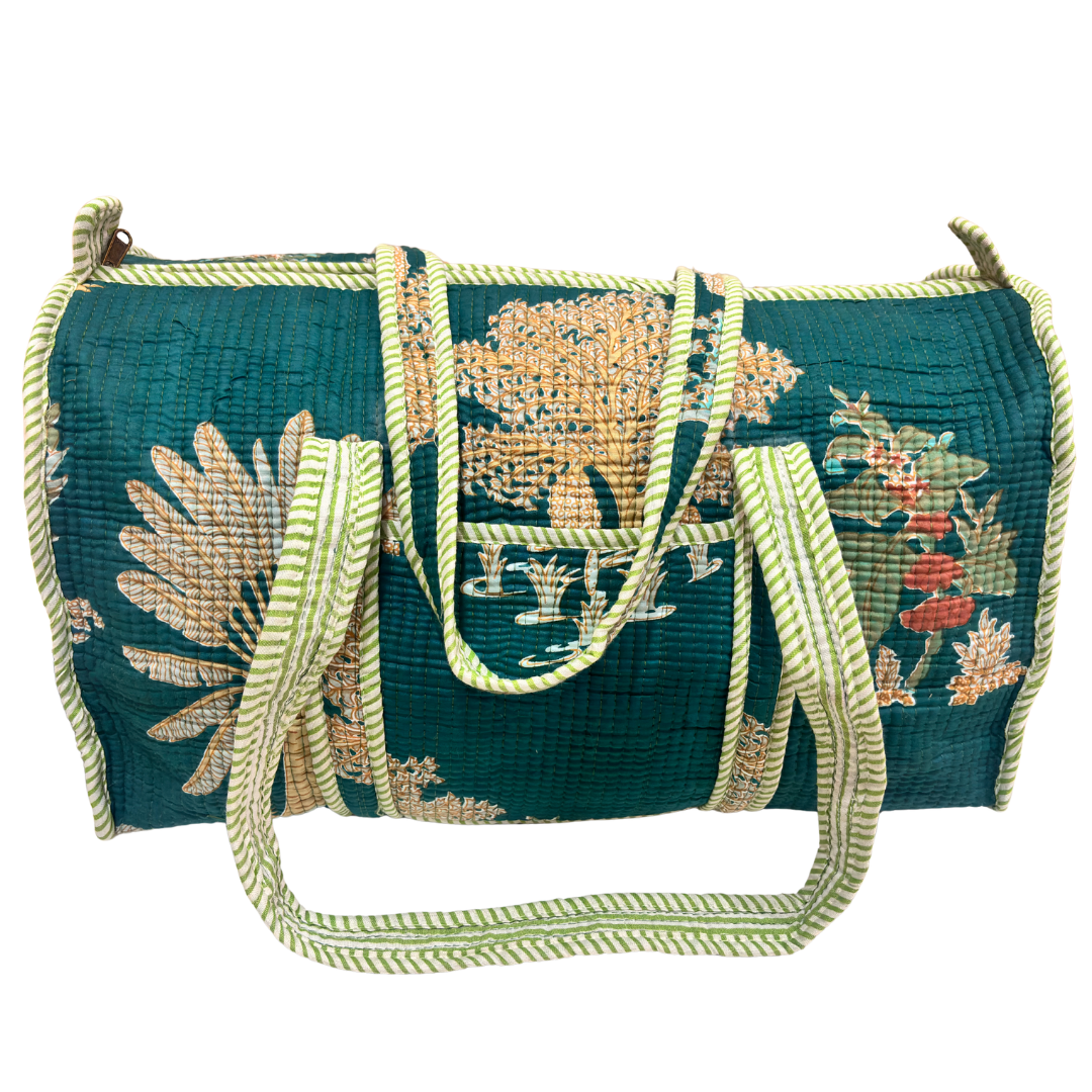 The Pushkar Balloon Quilted Heritage Duffle - Travel Ready Collection