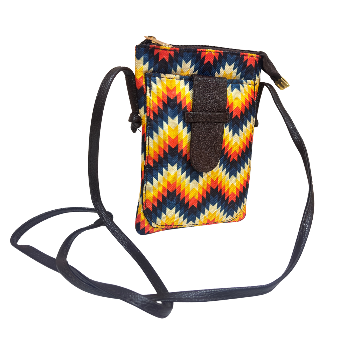 The DoorSanchaar Edition:- Women's Printed Mobile Sling Bag