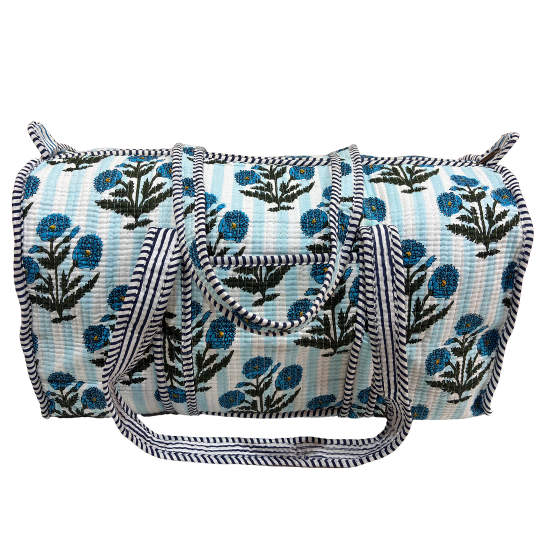 The Pushkar Balloon Quilted Heritage Duffle - Travel Ready Collection