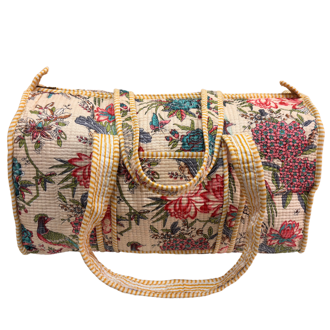 The Pushkar Balloon Quilted Heritage Duffle - Travel Ready Collection