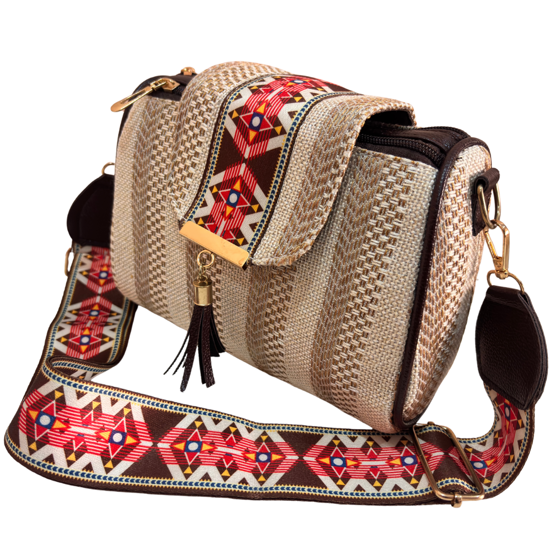 Maharani Jute Sling Bag for Women | Crossbody Bag for Saree, Kurta & Festive Wear | The House of RajPadmini