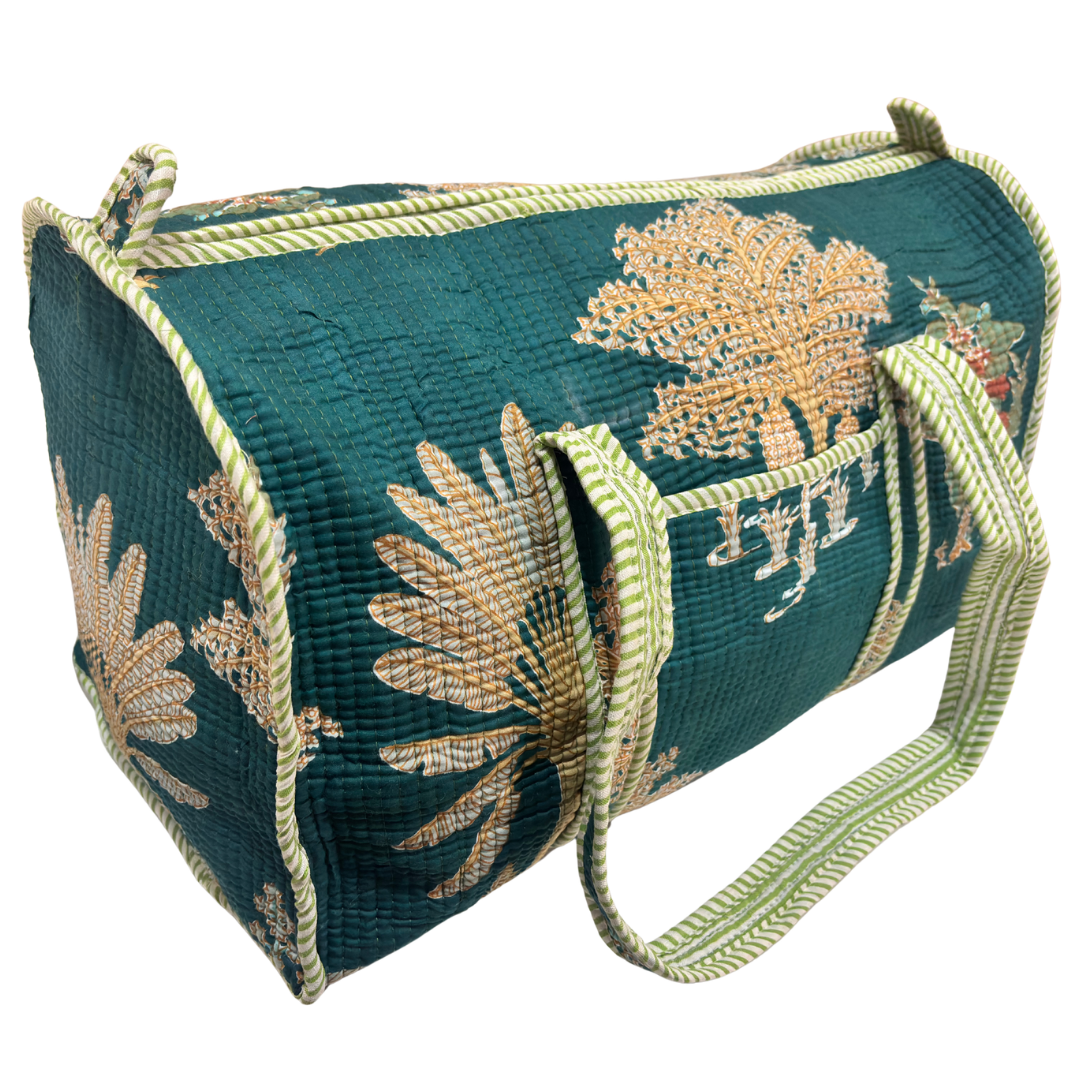 The Pushkar Balloon Quilted Heritage Duffle - Travel Ready Collection