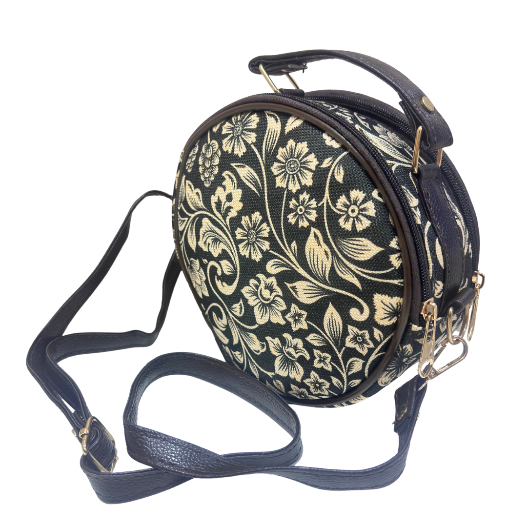 The House of RajPadmini Round Crossbody Sling Bag