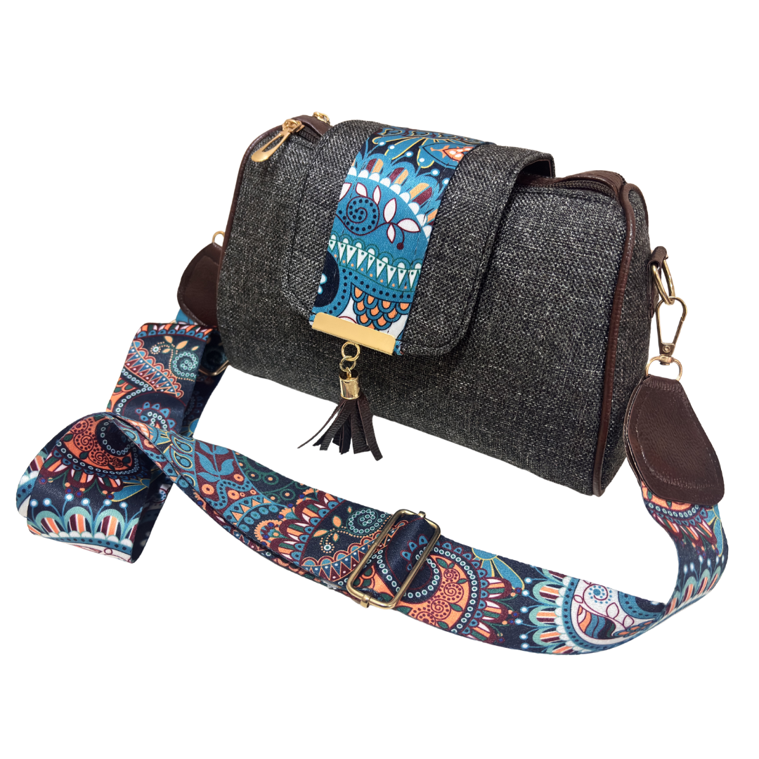 Maharani Jute Sling Bag for Women | Crossbody Bag for Saree, Kurta & Festive Wear | The House of RajPadmini