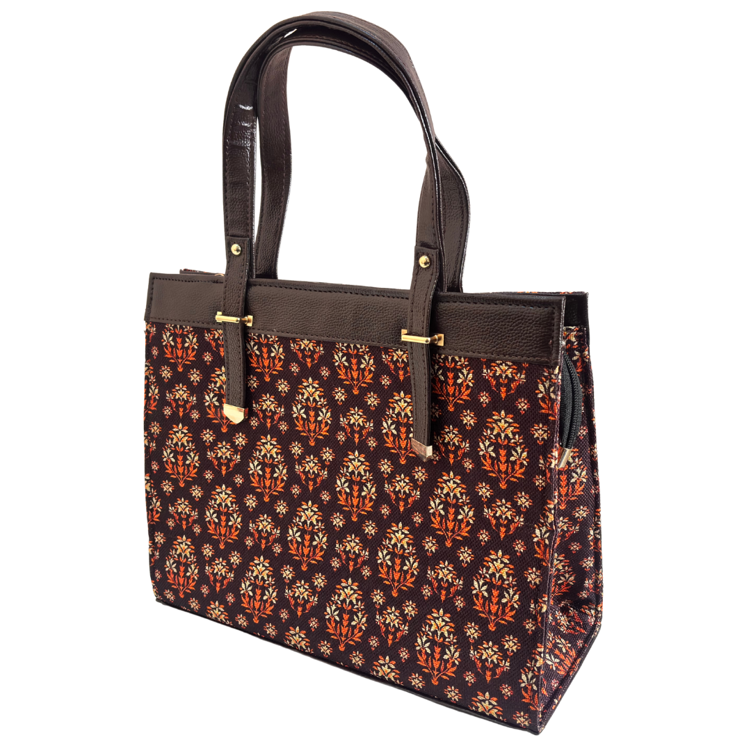 The Royal Rajwada Edition:- Women's Multicolor Handbag convertible Sling with complimentary Pouch