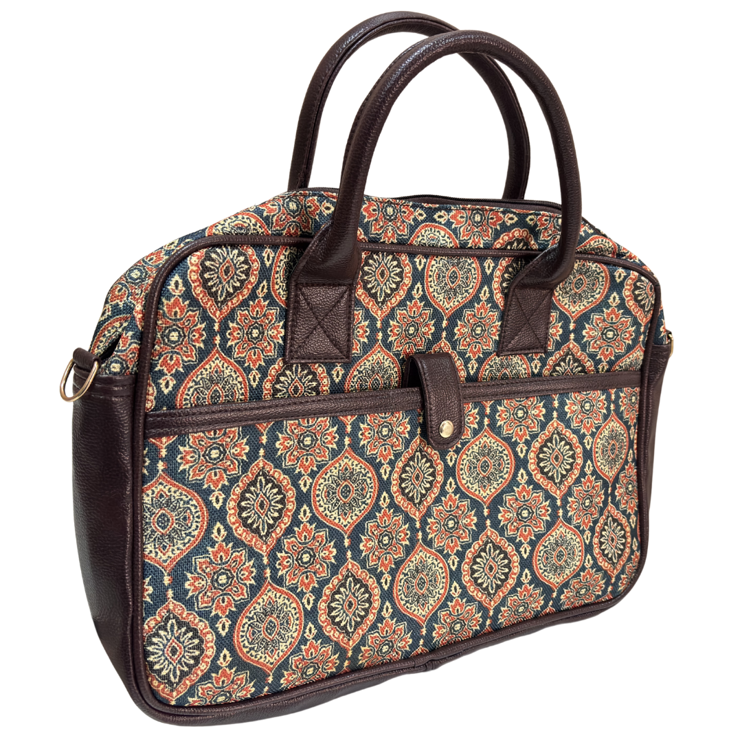 Unisex Laptop Bag | 19x17 inches |The House of RajPadmini
