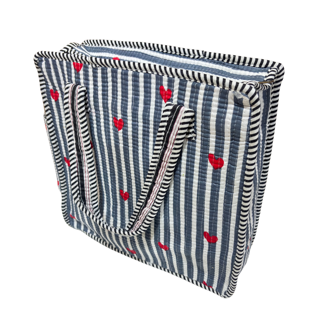 Handcrafted Quilted Cotton Mini Bag