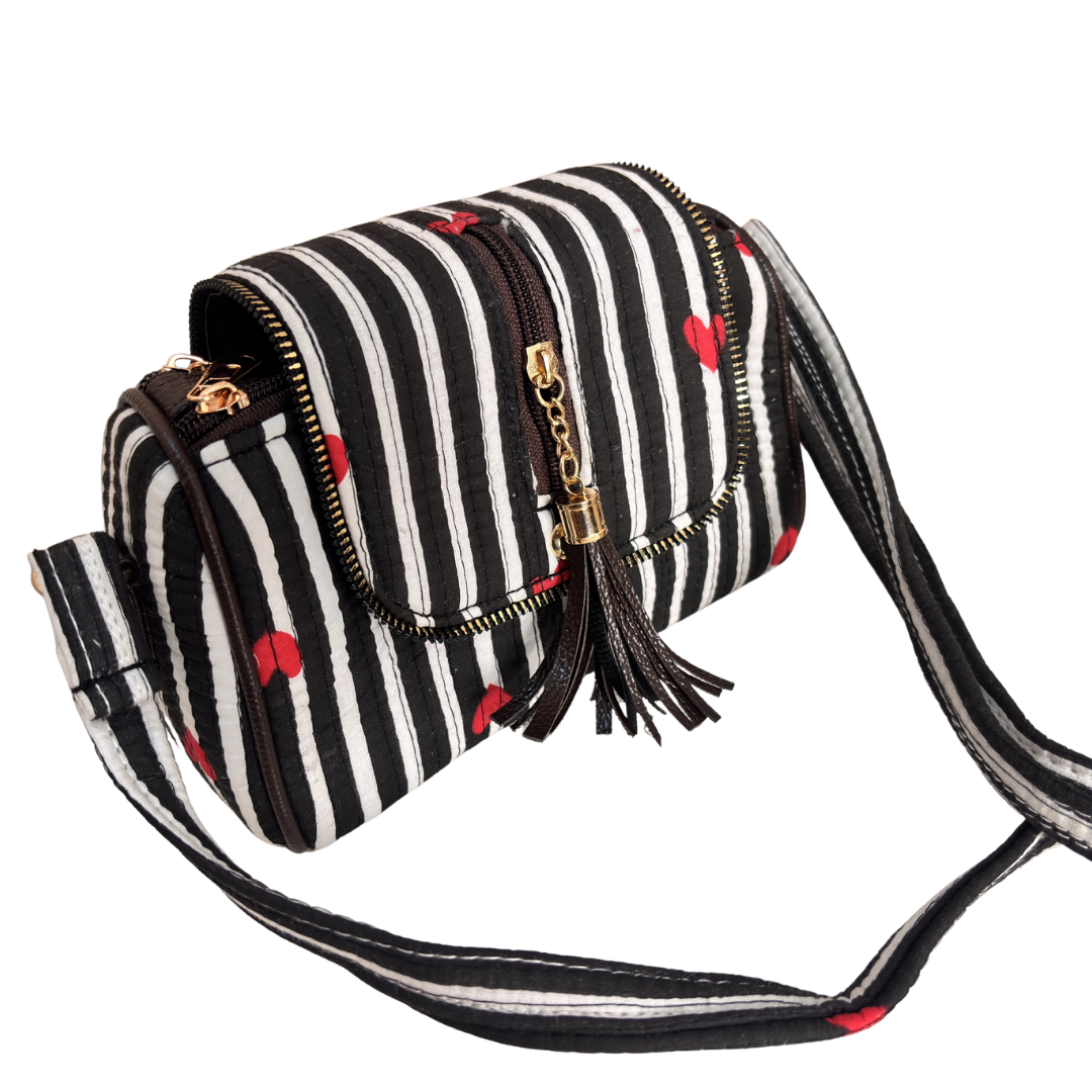 RajPadmini Handcrafted Quilted Cotton Sling Bag