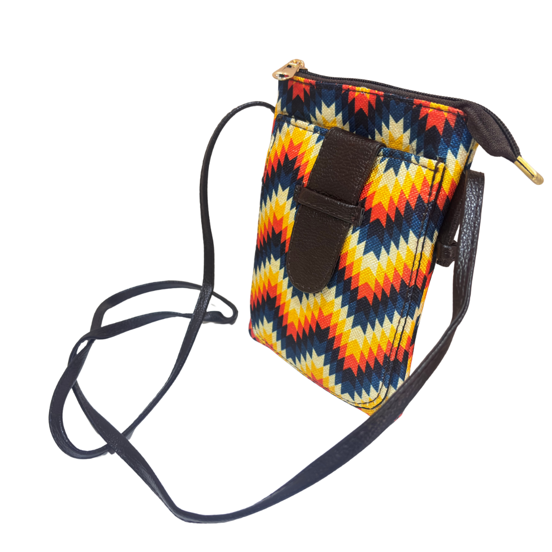 The DoorSanchaar Edition:- Women's Printed Mobile Sling Bag