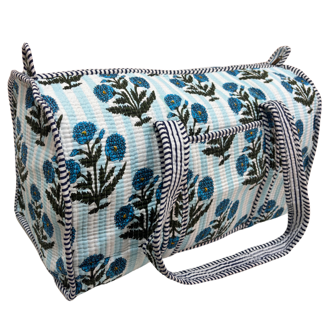 The Pushkar Balloon Quilted Heritage Duffle - Travel Ready Collection