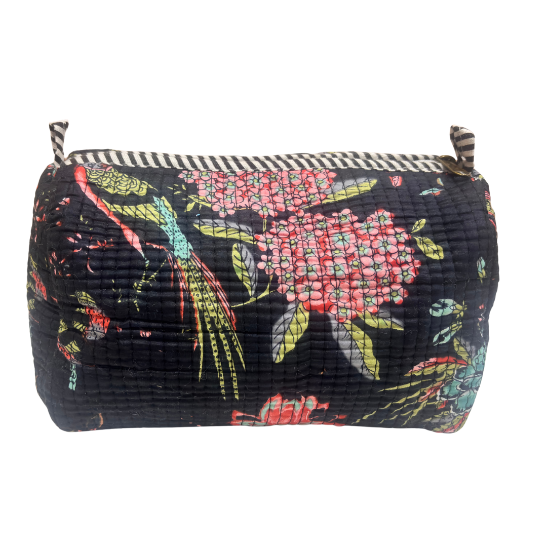 The Alfred Edition Multipurpose Travel Organizers:- Premium Handcrafted Waterproof Quilted Cotton Beauty/Travel Organizer Bag for Men & Women