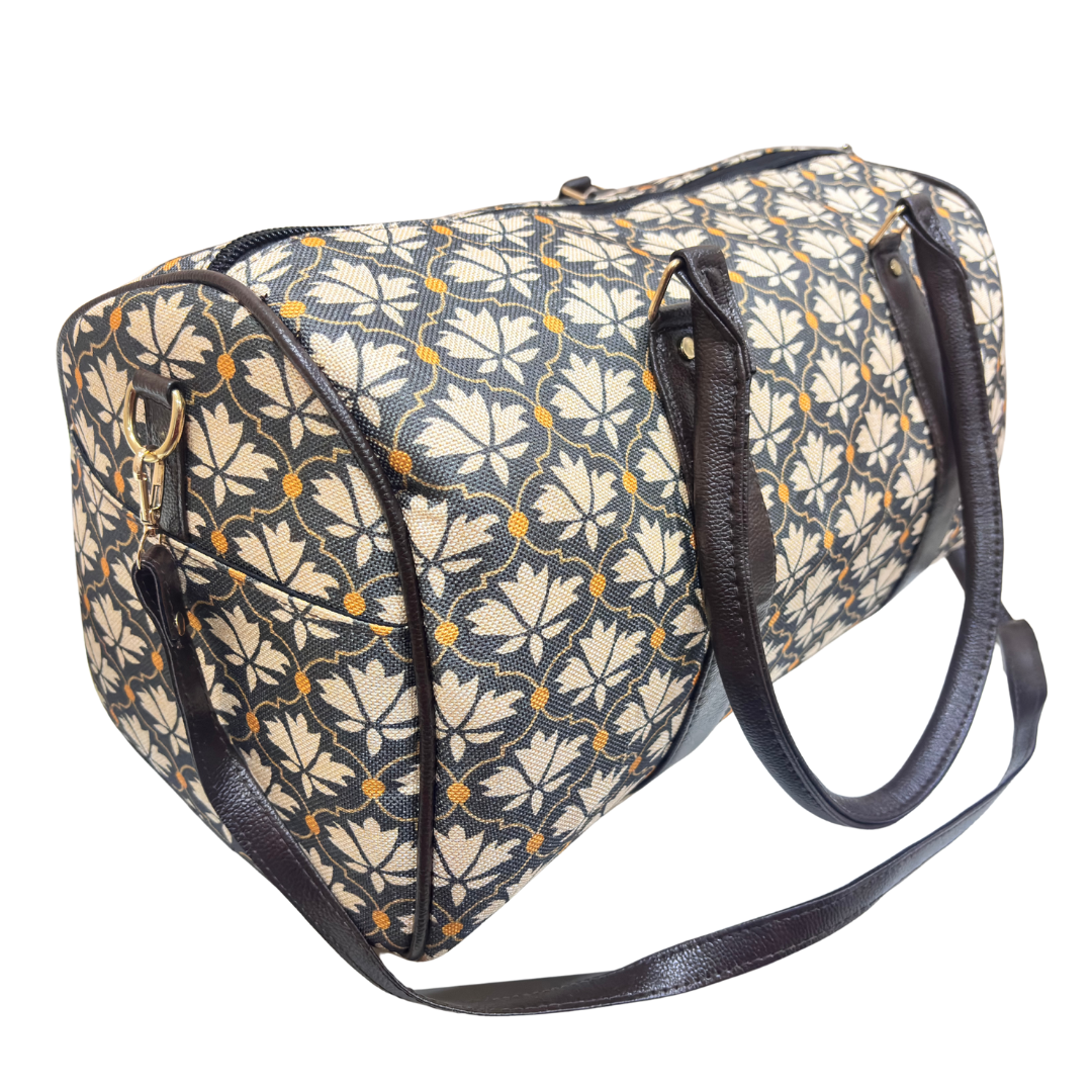 The Udaipur Lotus Duffle - Moonlight Palace Collection