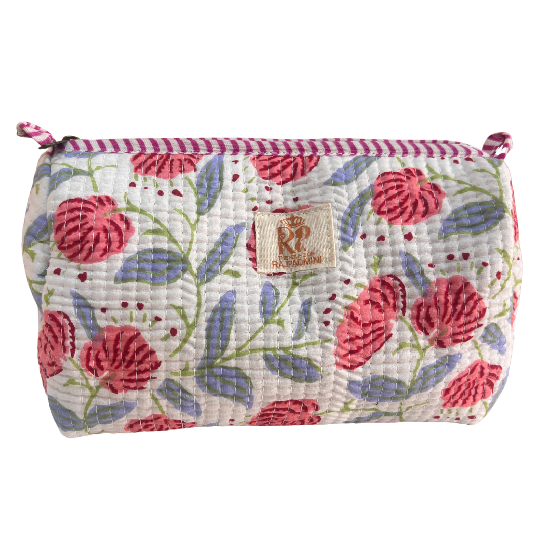 RajPadmini 4-in-1 Super Mom's Edition COMBO : Premium Quilted Tote Bag + 3 Waterproof Pouches = Your Complete Organization Solution!