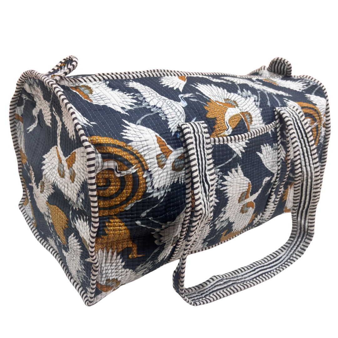 The Pushkar Balloon Quilted Heritage Duffle - Travel Ready Collection