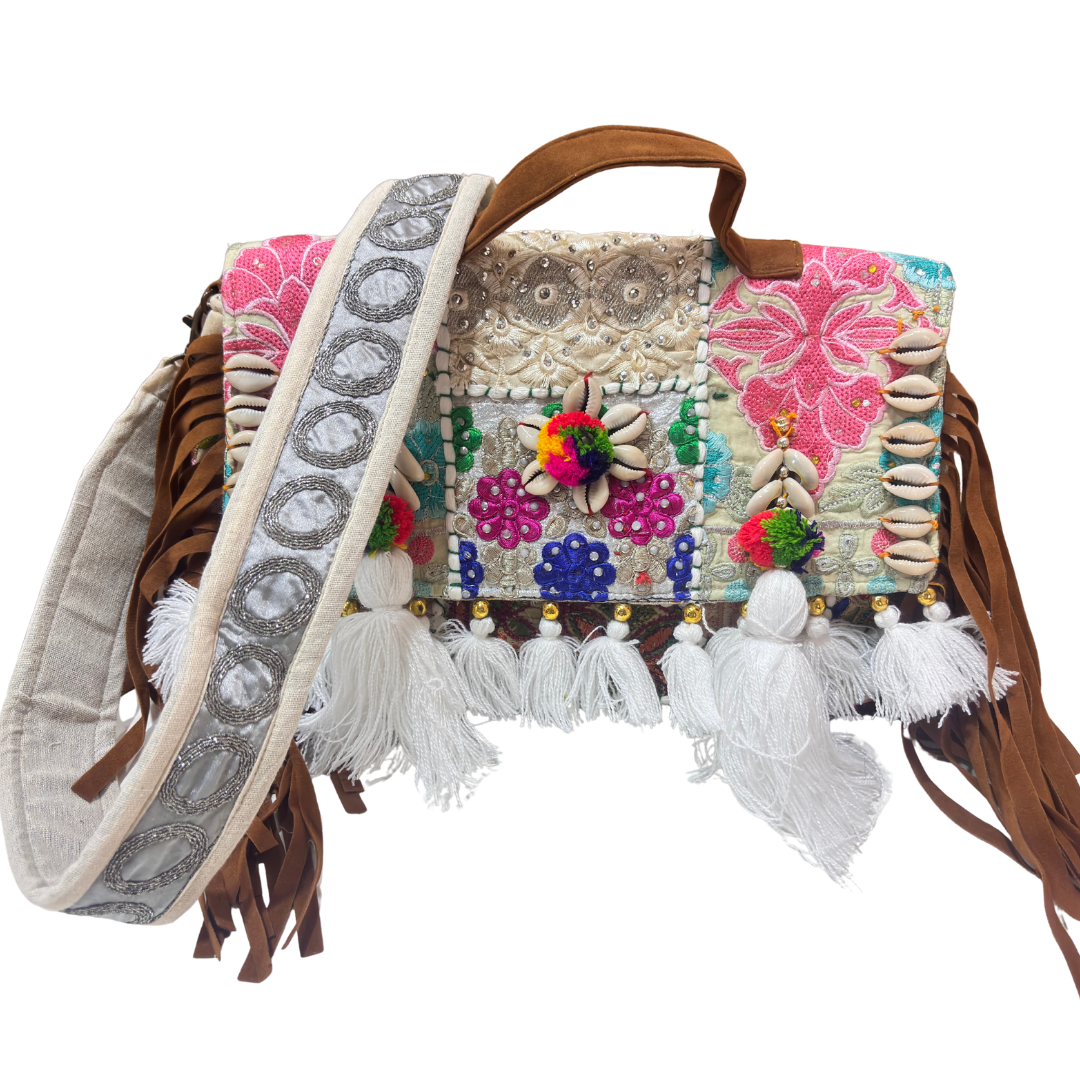 The House of RajPadmini Handmade Banjara Crossbody Bag