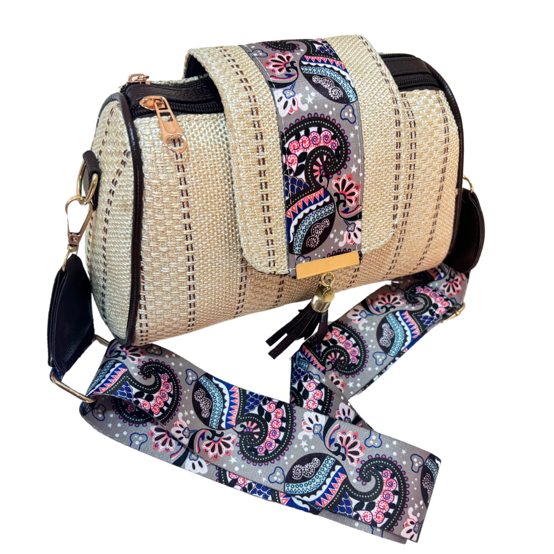 Maharani Jute Sling Bag for Women | Crossbody Bag for Saree, Kurta & Festive Wear | The House of RajPadmini
