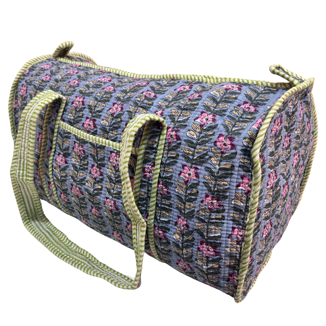 The Pushkar Balloon Quilted Heritage Duffle - Travel Ready Collection