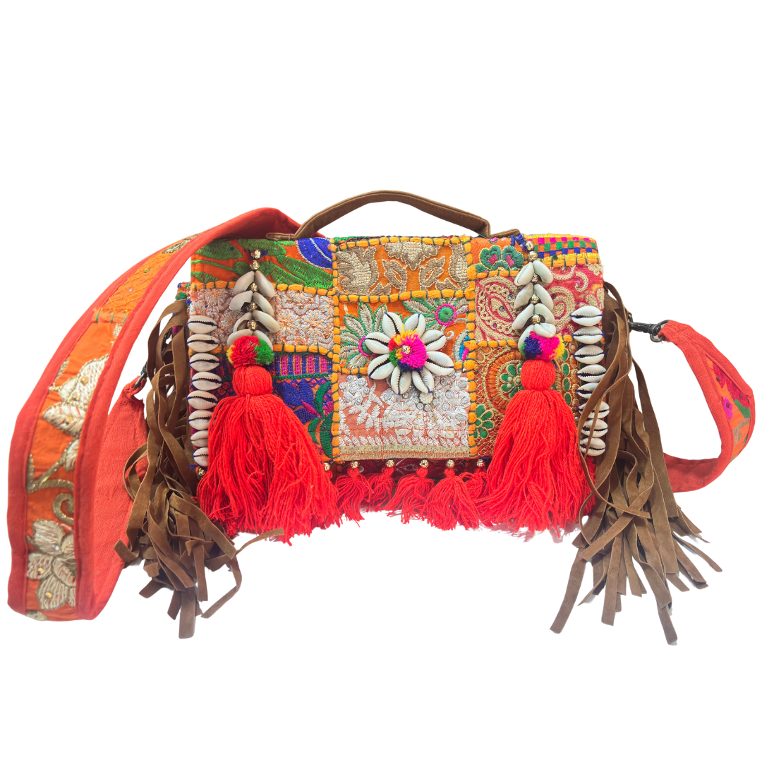 The House of RajPadmini Handmade Banjara Crossbody Bag