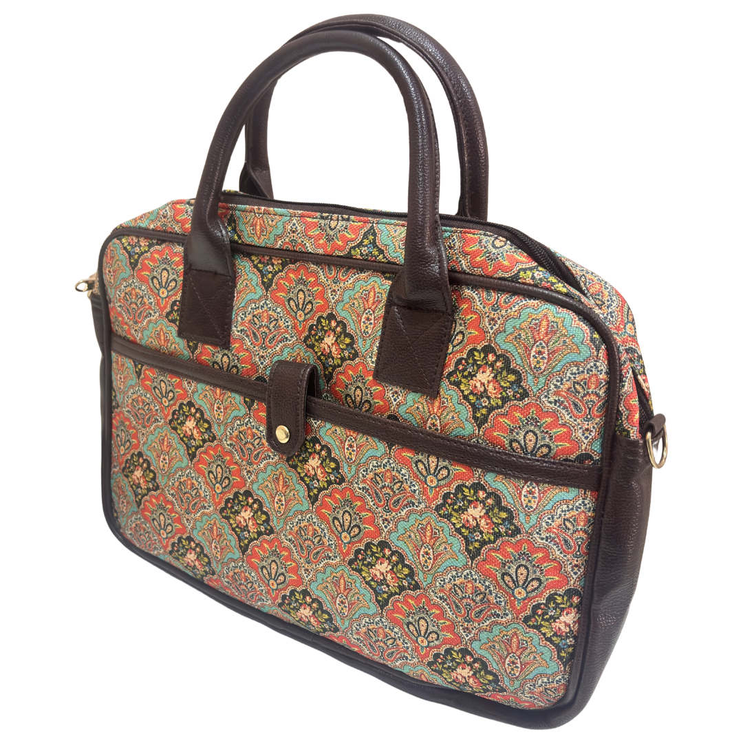 Unisex Laptop Bag | 19x17 inches |The House of RajPadmini