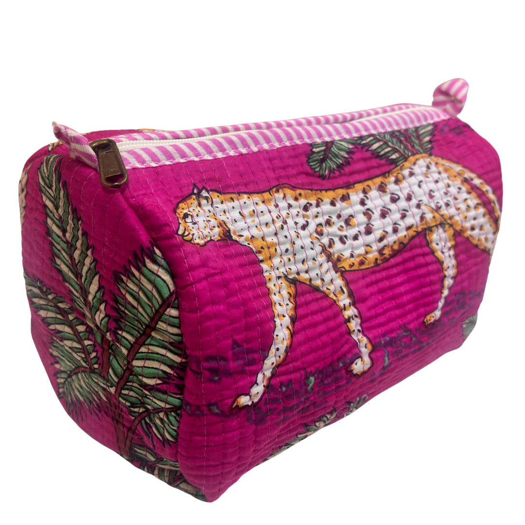 The Alfred Edition Multipurpose Travel Organizers:- Premium Handcrafted Waterproof Quilted Cotton Beauty/Travel Organizer Bag for Men & Women