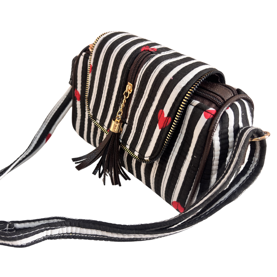 RajPadmini Handcrafted Quilted Cotton Sling Bag