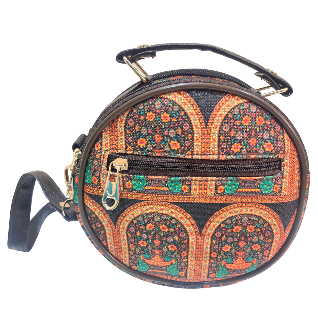 The House of RajPadmini Round Crossbody Sling Bag