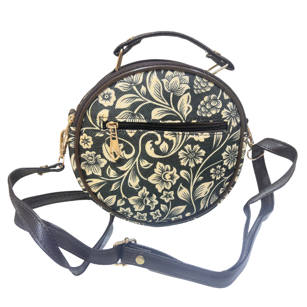 The House of RajPadmini Round Crossbody Sling Bag