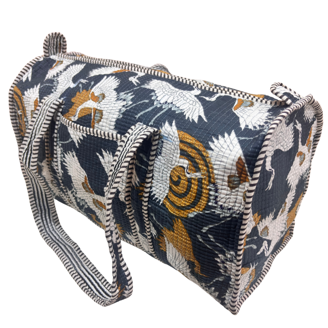 The Pushkar Balloon Quilted Heritage Duffle - Travel Ready Collection